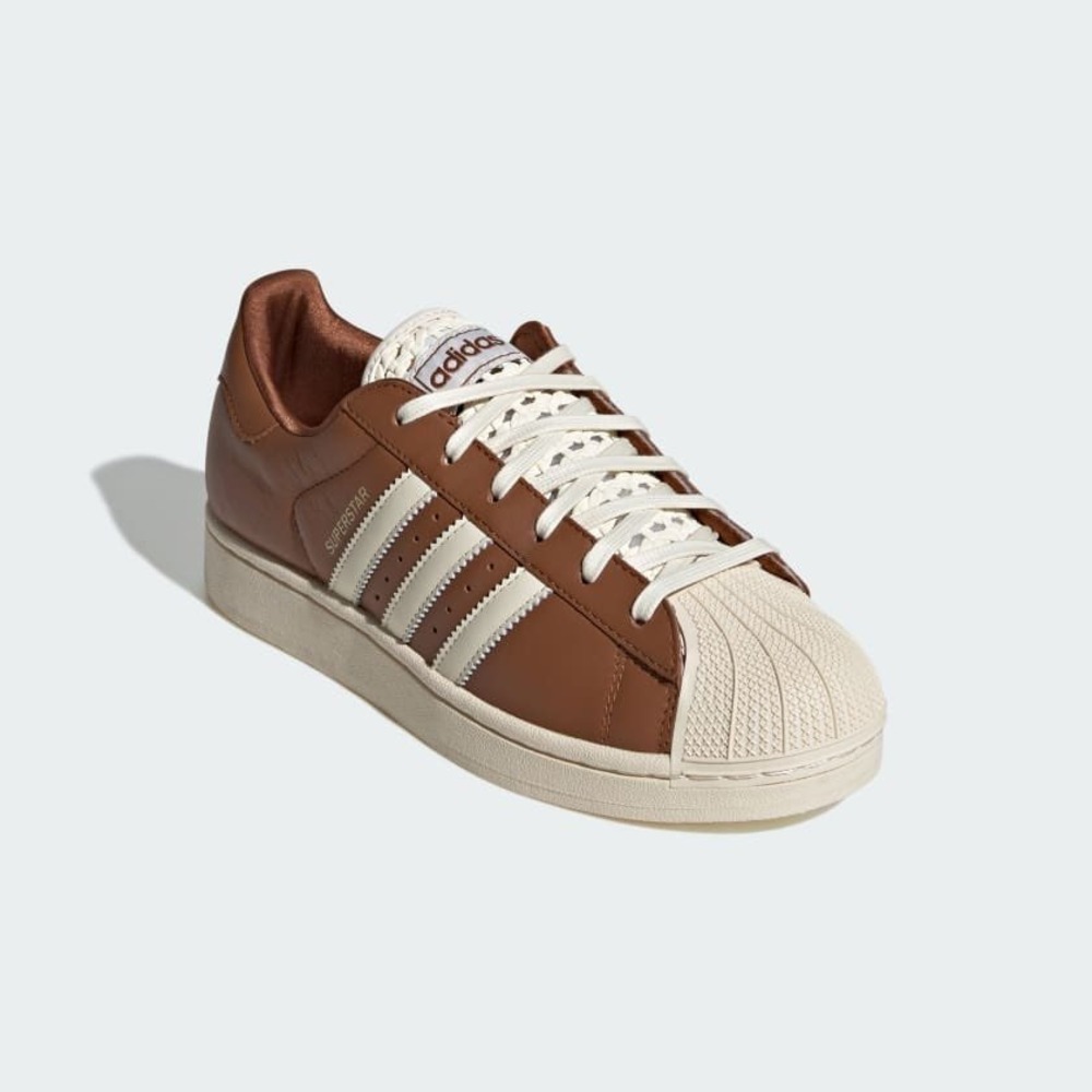 Adidas Women's SUPERSTAR II SHOES Sneakers Brown Beige size 6.5 new with tags!